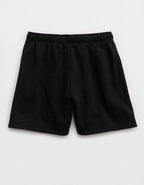 OFFLINE By Aerie 5" Cloud Fleece Short - True Black