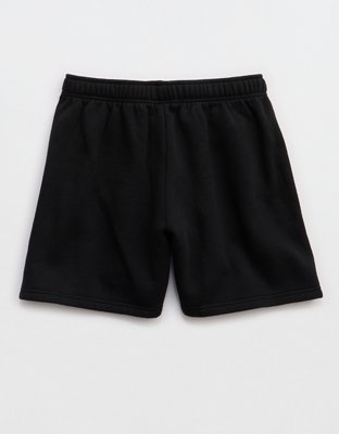 OFFLINE By Aerie 5" Cloud Fleece Short - True Black