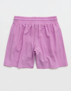 OFFLINE By Aerie Mesh Basketball Short - Planet Pink