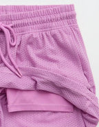 OFFLINE By Aerie Mesh Basketball Short - Planet Pink