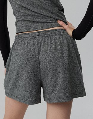 OFFLINE By Aerie Weekend Away Short - Dark Heather Gray