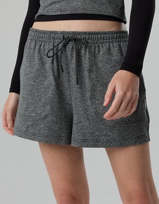OFFLINE By Aerie Weekend Away Short - Dark Heather Gray