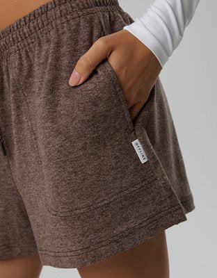 OFFLINE By Aerie Weekend Away Short - Deep Earth