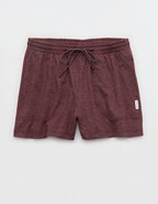 OFFLINE By Aerie Weekend Away Short - Royal Berry