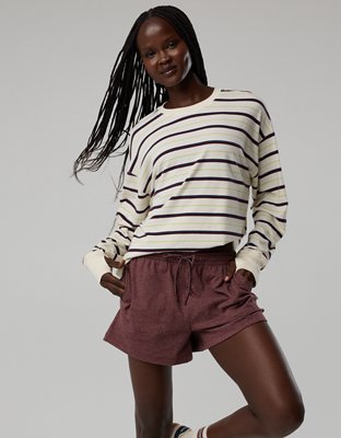 OFFLINE By Aerie Weekend Away Short - Royal Berry