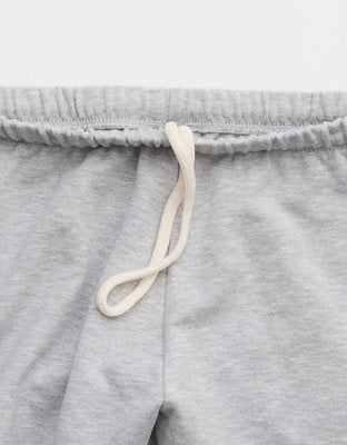 OFFLINE By Aerie OTT Fleece Shortie - Medium Heather Gray