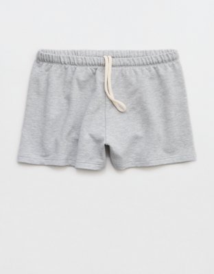 OFFLINE By Aerie OTT Fleece Shortie - Medium Heather Gray