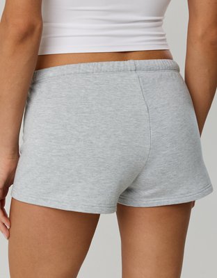 OFFLINE By Aerie OTT Fleece Shortie - Medium Heather Gray