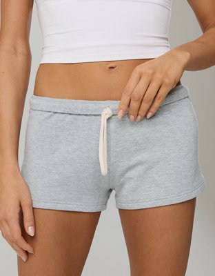 OFFLINE By Aerie OTT Fleece Shortie - Medium Heather Gray
