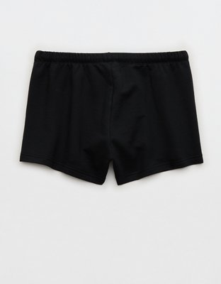 OFFLINE By Aerie OTT Fleece Shortie - True Black