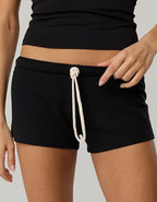OFFLINE By Aerie OTT Fleece Shortie - True Black