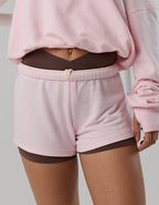 OFFLINE By Aerie OTT Fleece Shortie - Pink Petal