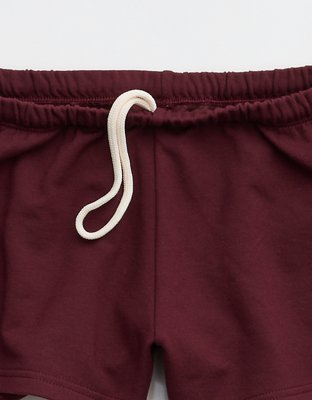 OFFLINE By Aerie OTT Fleece Shortie - Royal Berry