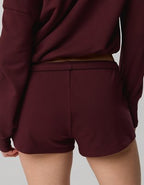 OFFLINE By Aerie OTT Fleece Shortie - Royal Berry