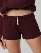 OFFLINE By Aerie OTT Fleece Shortie - Royal Berry