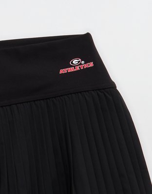 Georgia Bulldogs OFFLINE By Aerie All Aces Tennis Skort - True Black
