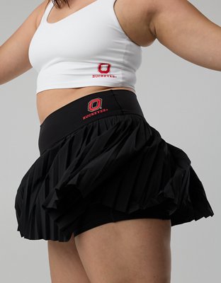 Ohio State Buckeyes OFFLINE By Aerie All Aces Tennis Skort - Black