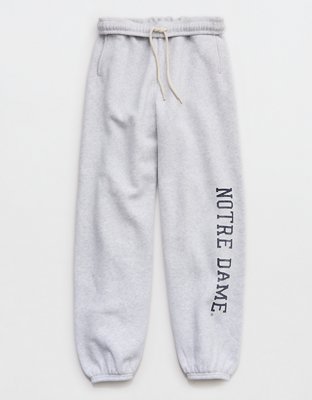 Notre Dame Fighting Irish OFFLINE By Aerie Jogger - Light Faded Gray