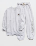 Georgia Bulldogs OFFLINE By Aerie Jogger - Light Heather Gray