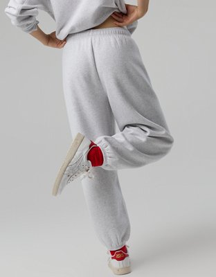 Georgia Bulldogs OFFLINE By Aerie Jogger - Light Heather Gray