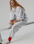 Georgia Bulldogs OFFLINE By Aerie Jogger - Light Heather Gray