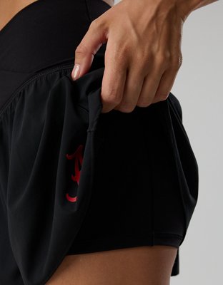 Alabama Crimson Tide OFFLINE By Aerie Crossover Flowy Short - True Black