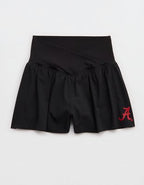 Alabama Crimson Tide OFFLINE By Aerie Crossover Flowy Short - True Black