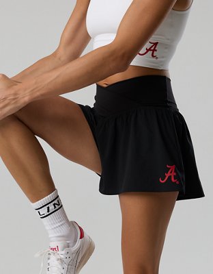 Alabama Crimson Tide OFFLINE By Aerie Crossover Flowy Short - True Black