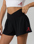 Alabama Crimson Tide OFFLINE By Aerie Crossover Flowy Short - True Black
