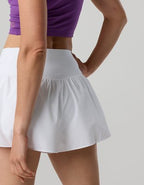 LSU Tigers OFFLINE By Aerie Crossover Flowy Short - Air White