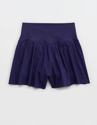 Michigan Wolverines OFFLINE By Aerie Crossover Flowy Short - Classic Navy