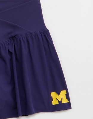 Michigan Wolverines OFFLINE By Aerie Crossover Flowy Short - Classic Navy