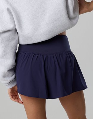 Notre Dame Fighting Irish OFFLINE By Aerie Crossover Flowy Short - Blue Street
