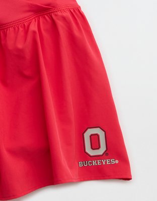 Ohio State Buckeyes OFFLINE By Aerie Crossover Flowy Short - Bright Red