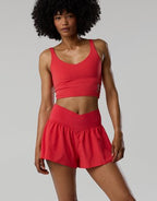 Ohio State Buckeyes OFFLINE By Aerie Crossover Flowy Short - Bright Red