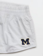 Michigan Wolverines OFFLINE By Aerie 2" Hot Stuff Short - White