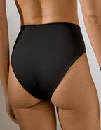 Left On Friday Hi Hi Bikini Bottom - True Black