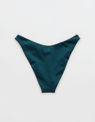 Left On Friday Dip Bikini Bottom - Aqua Turquoise