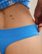 Superchill Seamless Thong Underwear - Rome Blue