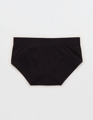 Superchill Seamless Rib Boybrief Underwear - True Black