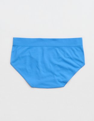 Superchill Seamless Rib Boybrief Underwear - Rome Blue
