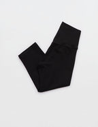 OFFLINE By Aerie Real Me XTRA High Waisted Capri - True Black