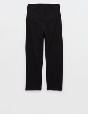 OFFLINE By Aerie Real Me XTRA High Waisted Capri - True Black