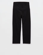 OFFLINE By Aerie Real Me XTRA High Waisted Capri - True Black