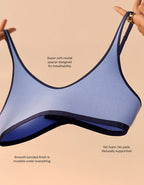 Float Scoop Bralette - Violet Willow