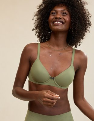 SMOOTHEZ Full Coverage Lightly Lined Bra - Olive