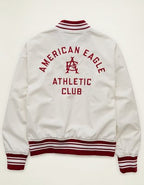 AE Varsity Jacket - Air White