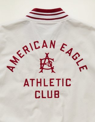 AE Varsity Jacket - Air White