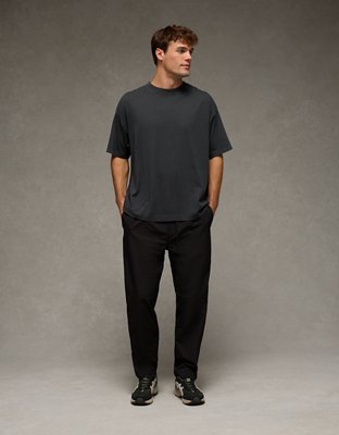 AE 24/7 Pleated Pull-On Pant - Bold Black