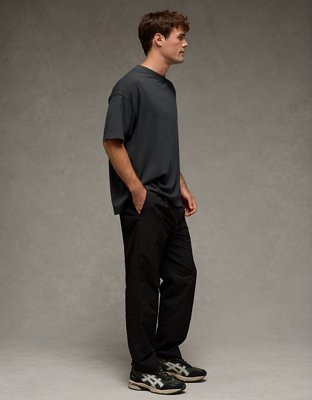 AE 24/7 Pleated Pull-On Pant - Bold Black